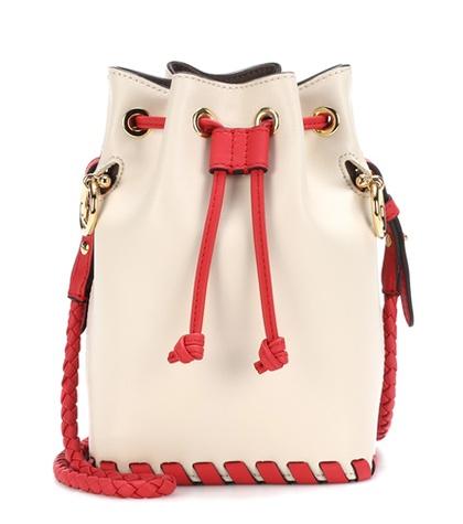 Fendi Mon Trésor Small Leather Bucket Bag