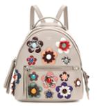 Fendi Embellished Leather Backpack