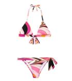 Emilio Pucci Printed Triangle Bikini