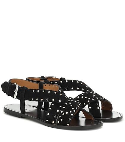 Roksanda Jano Studded Suede Sandals