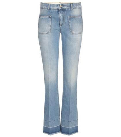 Stella Mccartney Frayed Denim Jeans