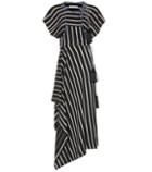 Dolce & Gabbana Striped Asymmetric Dress