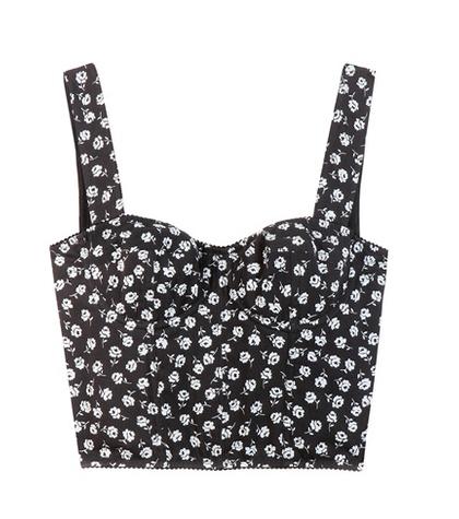 Victoria Victoria Beckham Printed Crêpe Top