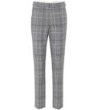 Etro Plaid Wool And Mohair Trousers