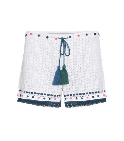 Talitha Eyelet Cotton Shorts