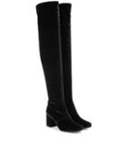 Fendi Bb 70 Over-the-knee Velvet Boots