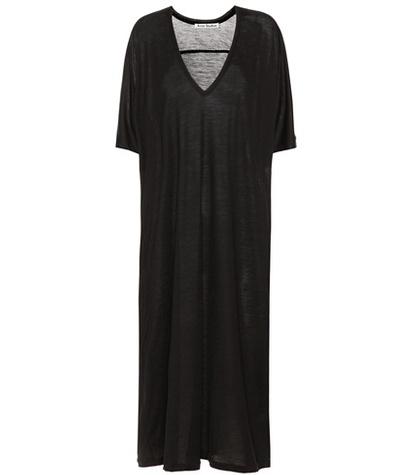 Acne Studios Kendra Cotton V-neck Dress