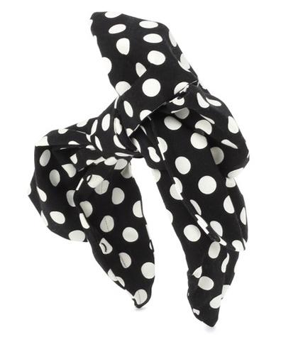 Dolce & Gabbana Polka-dotted Cotton Headband