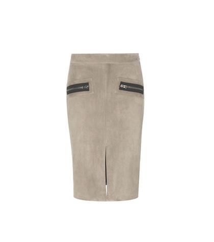 Tom Ford Suede Pencil Skirt