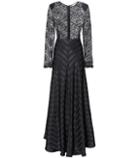 Ganni Kendal Lace Silk Dress