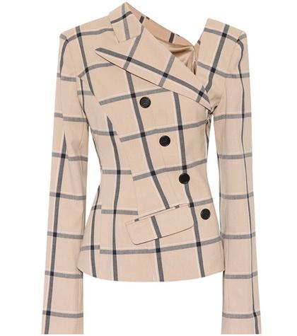 Monse Louise Checked Blazer
