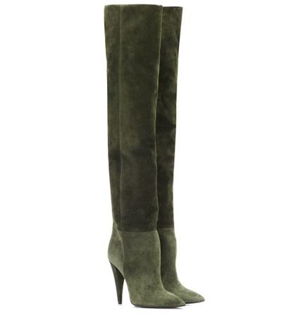Saint Laurent Era 110 Suede Boots
