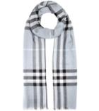 Burberry Check Wool And Silk Scarf