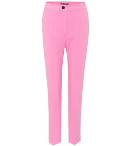 Dolce & Gabbana Wool Straight-leg Trousers