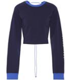 Fenty By Rihanna Lace-up Cotton Sweatshirt