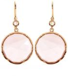 Irene Neuwirth 18kt Rose Gold Earrings With Rose De France Amethyst And White Diamond