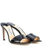 Jimmy Choo Stacey 85 Patent Leather Sandals