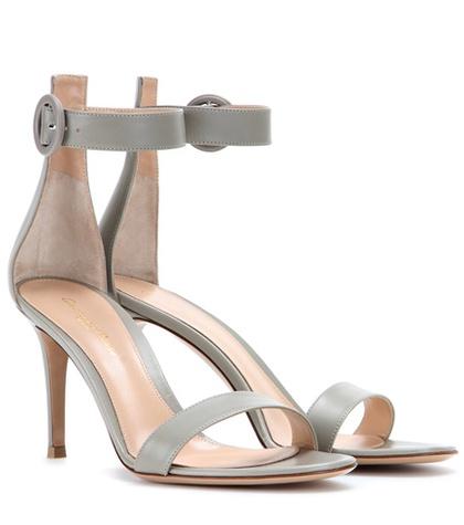 Gianvito Rossi Portofino Leather Sandals