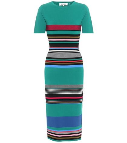 Diane Von Furstenberg Soft Shoulder Sweater Dress