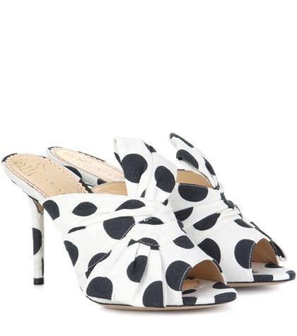 Charlotte Olympia Ilona Polka-dot Mules
