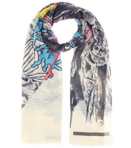 Stella Mccartney Sea Printed Scarf