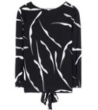 Diane Von Furstenberg Evvy Printed Silk Top
