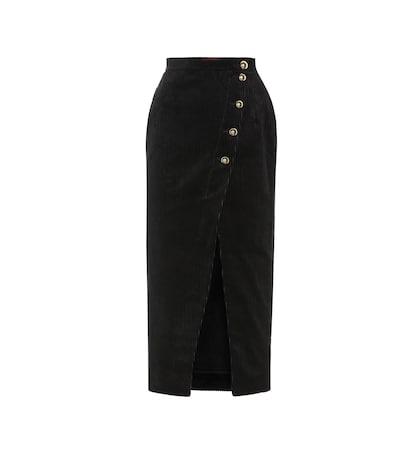 Alexachung Cotton-blend Corduroy Midi Skirt