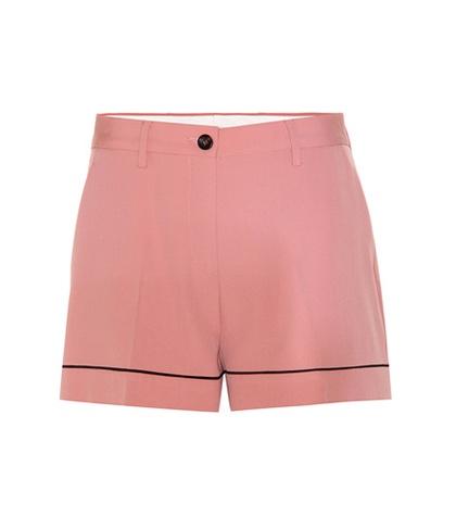 Vetements Wool-crêpe Shorts