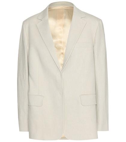 Acne Studios Wynn Linen And Cotton Blazer