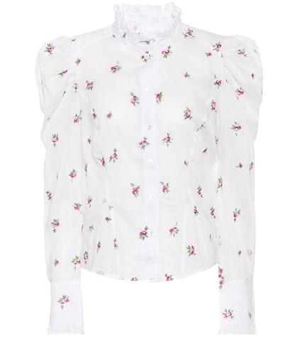 Isabel Marant Utah Embroidered Ramie Shirt