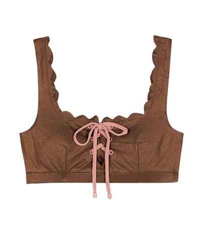 Mr & Mrs Italy Palm Springs Tie Bikini Top