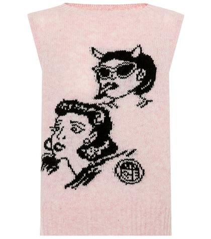 Miu Miu Sleeveless Virgin Wool Sweater
