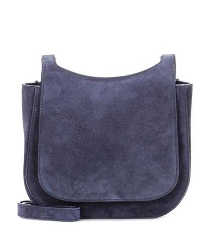 The Row Hunting 7 Suede Shoulder Bag