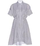 Victoria Victoria Beckham Striped Cotton Shirt Dress