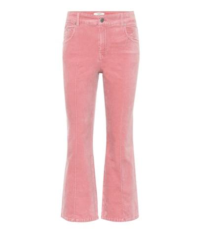 Marni Anyree Cropped Velvet Pants