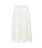 See By Chlo Pleated Lace Skirt