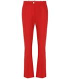 Valentino High-rise Flared Wool-blend Pants