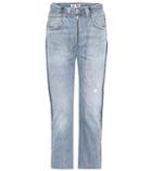 Diane Von Furstenberg Relaxed Zip Crop Jeans