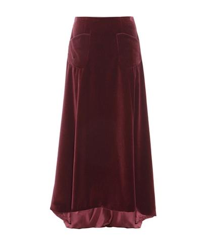 Carolina Herrera Exclusive To Mytheresa.com – Velvet Skirt