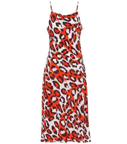 Diane Von Furstenberg Lespo Silk Slip  Dress