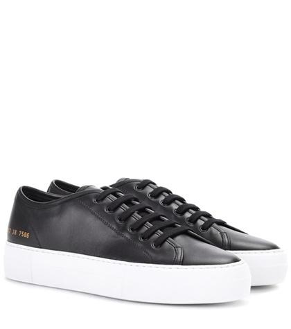 Vanessa Bruno Tournament Leather Sneakers
