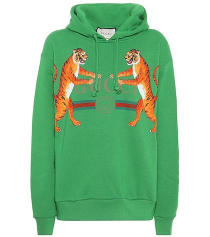 Gucci Printed Cotton Hoodie