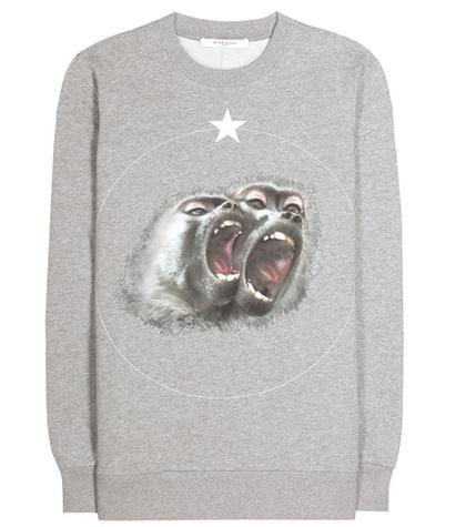 Givenchy Printed Cotton Sweater