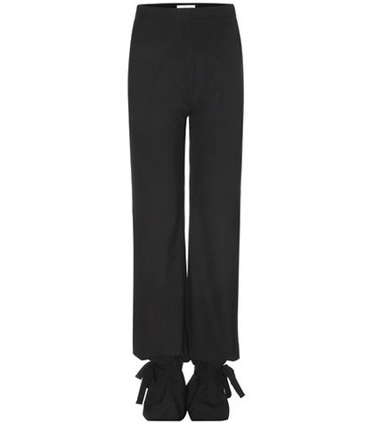 Jw Anderson High-rise Virgin Wool-blend Trousers