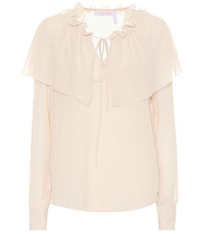 See By Chlo Ruffled Georgette Blouse