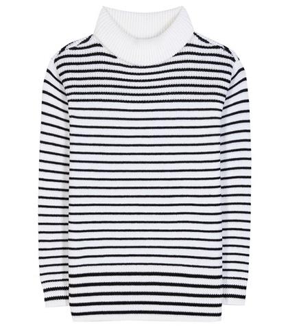 Atm Anthony Thomas Melillo Striped Wool Sweater