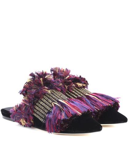 Sanayi 313 Fontaine Velvet Slippers