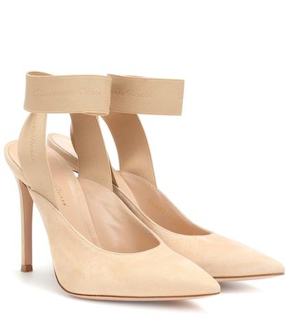 Little Marc Jacobs Delila Slingback Suede Pumps