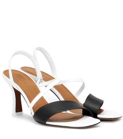 Dolce & Gabbana Ecu Leather Sandals