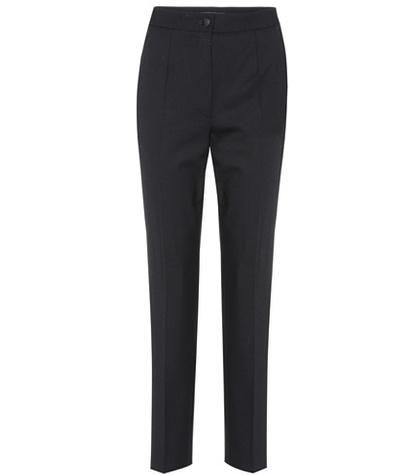 Dolce & Gabbana High-waisted Wool Trousers